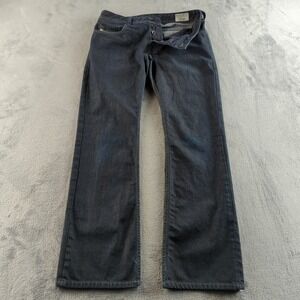 Diesel Zatiny Jeans Mens 32x32 Blue 0088Z Dark Wash Regular Bootcut Button Fly
